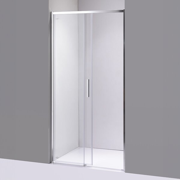 BPS-koupelny Posuvné sprchové dveře PD-NOCR HYD-5167 100 cm chrom/transparent pro instalaci do niky - bez vaničky