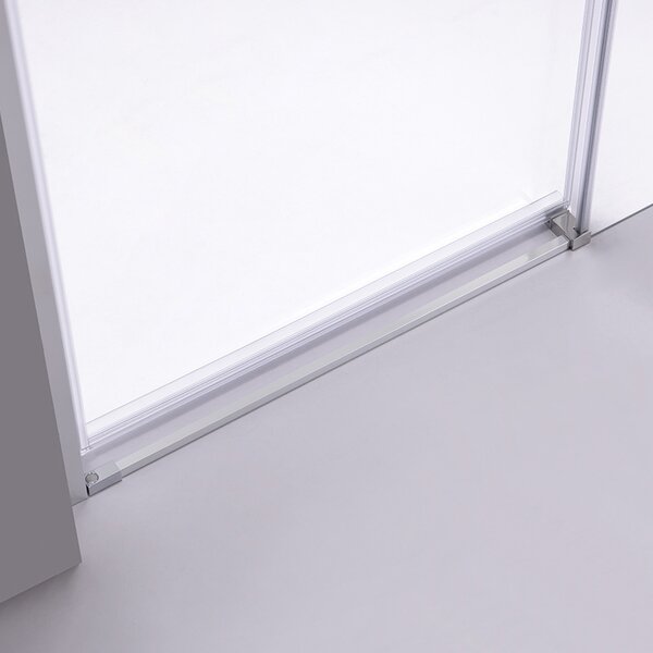BPS-koupelny Posuvné sprchové dveře PD-NOCR HYD-5167 100 cm chrom/transparent pro instalaci do niky - bez vaničky