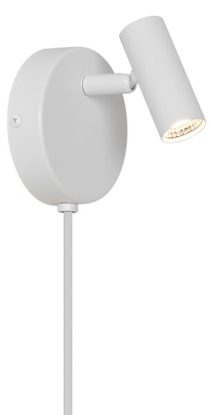 Nordlux Nástěnné LED svítidlo OMARI bílé 3,2W, v. 10 cm, 2700K