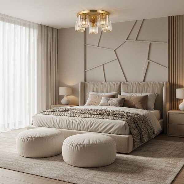 Toolight Rea, Stropní svítidlo EBT024-5C GOLD, OSW-01224