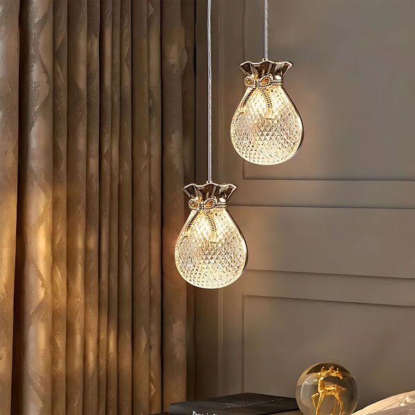 Toolight Toolight, závěsné stropní svítidlo 1xG9 LHJ107-1CP, světlé růžové zlato, OSW-50043