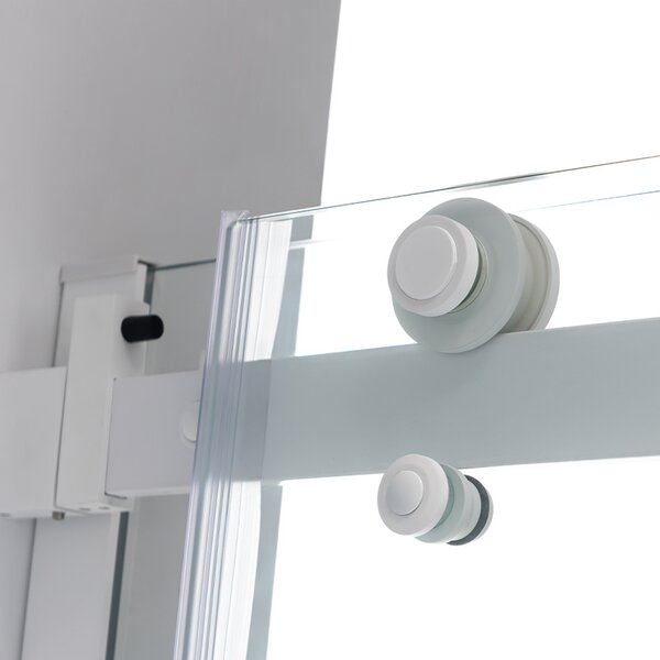 BPS-koupelny Obdélníkový sprchový kout HYD-OK203B 110x80 bílá/transparent - bez vaničky