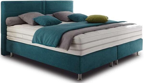 POSTEL BOXSPRING, 180/200 cm, petrolej Beldomo - Sleep - Manželské postele