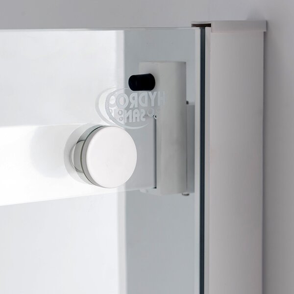 BPS-koupelny Obdélníkový sprchový kout HYD-OK203B 110x80 bílá/transparent - bez vaničky