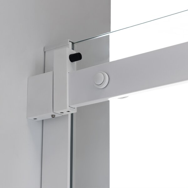 BPS-koupelny Obdélníkový sprchový kout HYD-OK203B 110x80 bílá/transparent - bez vaničky