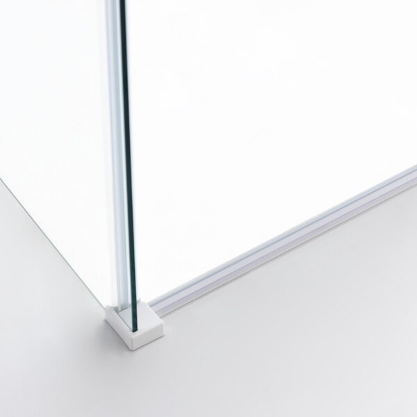 BPS-koupelny Obdélníkový sprchový kout HYD-OK203B 110x80 bílá/transparent - bez vaničky