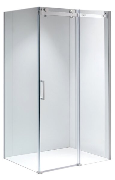 BPS-koupelny Obdélníkový sprchový kout HYD-OK203B 110x80 bílá/transparent - bez vaničky