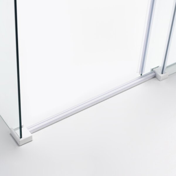 BPS-koupelny Obdélníkový sprchový kout HYD-OK203B 110x80 bílá/transparent - bez vaničky