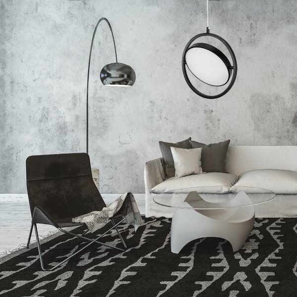 Toolight Toolight, LED závěsné svítidlo 26cm, 5W, 4000K, APP1790-CP, černá, OSW-06067