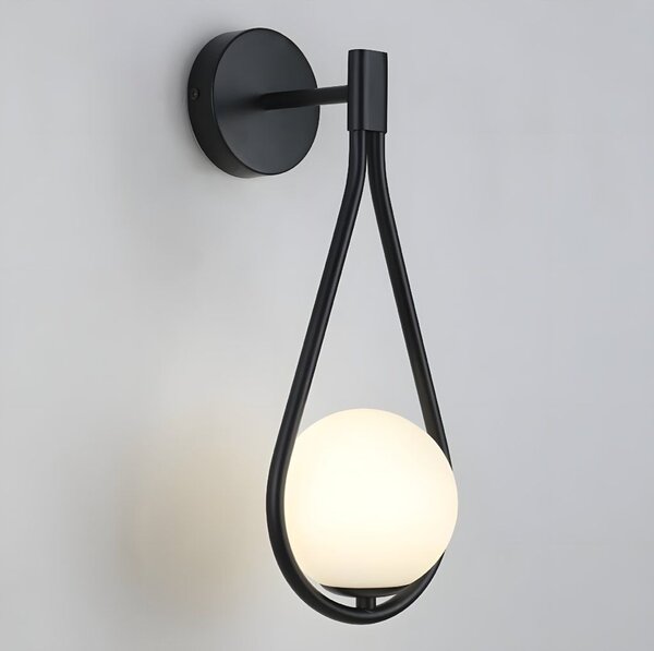 Toolight Nástěnné osvětlení Industrial G093-1W Black White