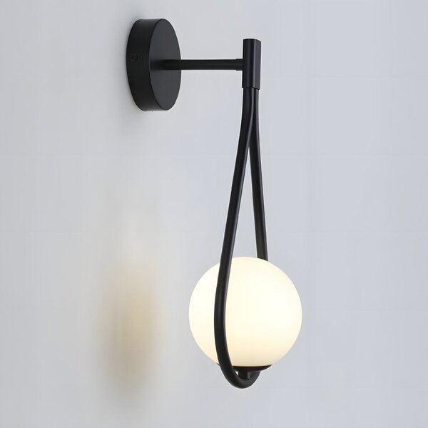 Toolight Nástěnné osvětlení Industrial G093-1W Black White