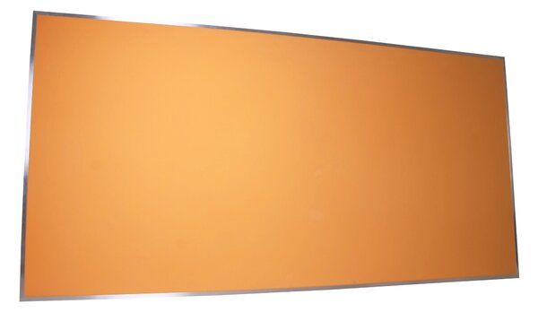 VYLEN Pěnová nástěnka s hliníkovým rámem 200 x 100 cm 20 Oranžová