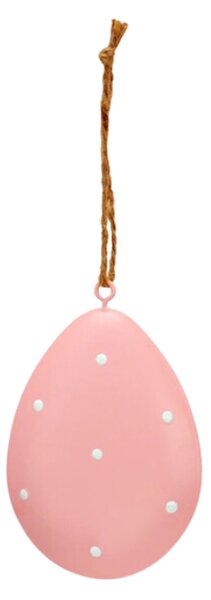 Závěsné kovové vajíčko PASTEL EGG - více barev Barva: Zelená