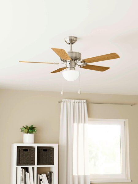 STROPNÍ VENTILÁTOR, 106,6/106,6/46,1 cm Eglo - Online Only svítidla, Online Only