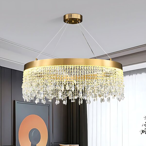 Toolight Závěsné LED osvětlení E22 APP1731-1CP 60 cm zlaté