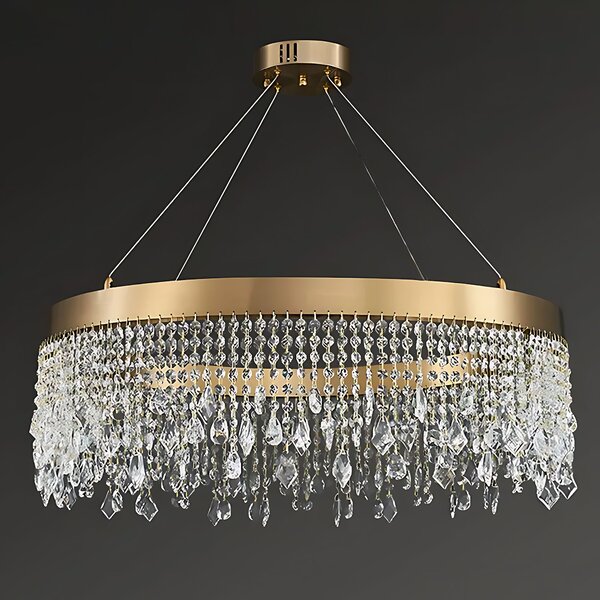 Toolight Toolight, LED závěsné osvětlení 40cm, 18W, 4000K, APP1730-1CP, zlatá, OSW-04341