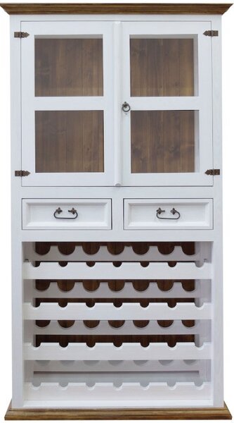 Kuchyňský kredenc, dřevěný, rustikální z masivního dřeva 7173