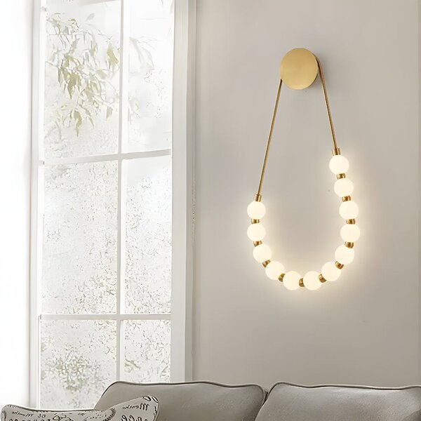 Toolight Nástěnné LED osvětlení Necklase G027-CP zlaté