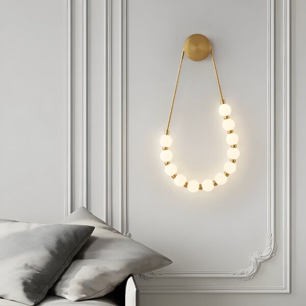 Toolight Nástěnné LED osvětlení Necklase G027-CP zlaté