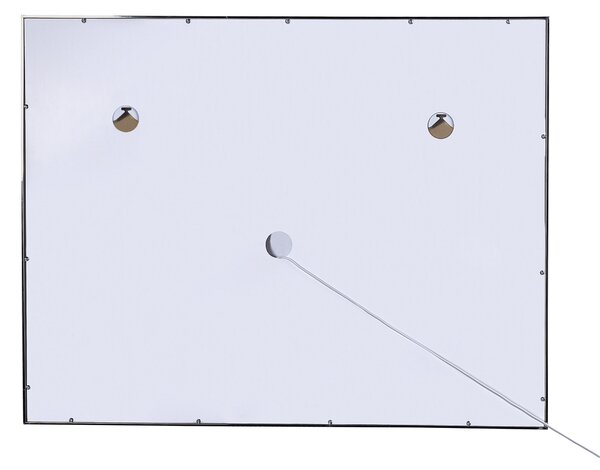 LED koupelnové zrcadlo ARGENS 90 cm 70 cm Stříbrná