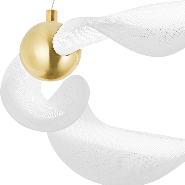 Toolight Závěsné LED osvětlení Urban B4 G010-CP bílé/zlaté