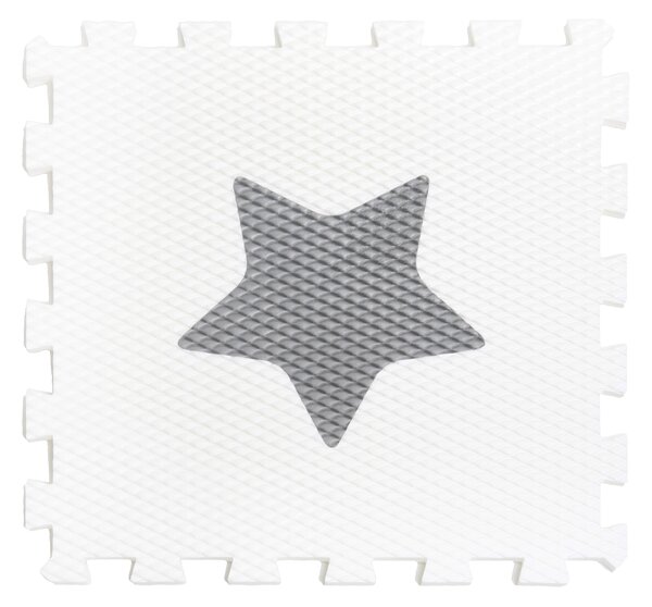 VYLEN Minideckfloor s hvězdičkou Bílý se šedou hvězdičkou