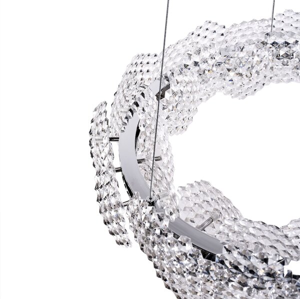 Toolight Toolight, LED závěsné svítidlo 47cm, 36W, 4000K, MS016-CP, chromová, OSW-09628