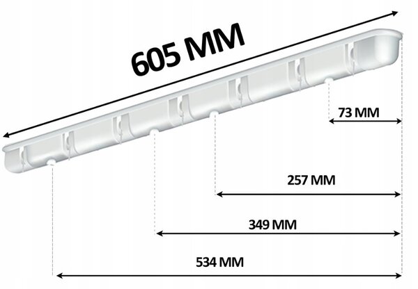 Erga Erga, stropní věšák na sušení prádla 7x130 cm, bílé, ERG-SEP-10SUSSUF1307P