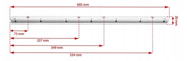 Erga Erga, stropní věšák na sušení prádla 7x160 cm, černá, ERG-SEP-10SUSSU7PCZ16