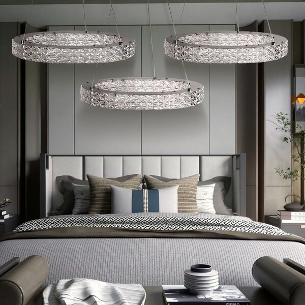 Toolight Toolight, LED stropní svítidlo 50cm, 36W, 4000K, MS005-CP, chromová, OSW-09615