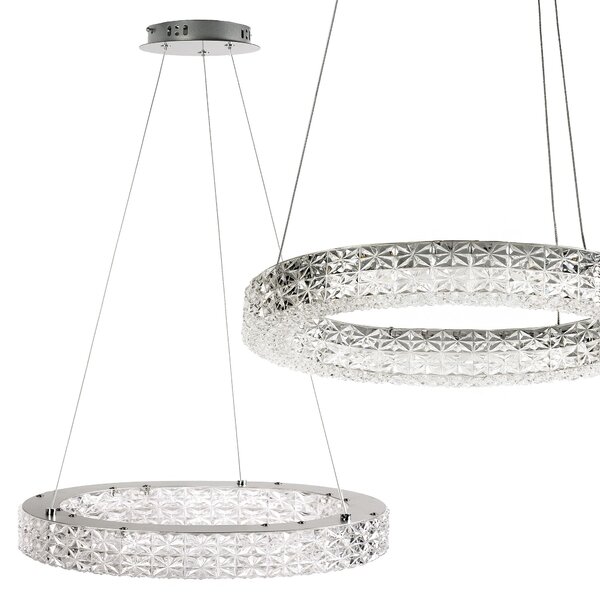 Toolight Toolight, LED stropní svítidlo 50cm, 36W, 4000K, MS005-CP, chromová, OSW-09615