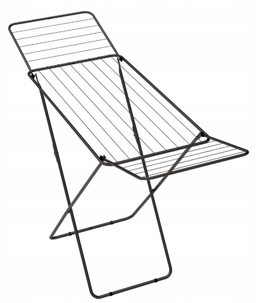 Erga Model 107 Black, sušák na prádlo 178,5x54x104,5 cm, černá, ERG-SEP-10SUSLA107BLA