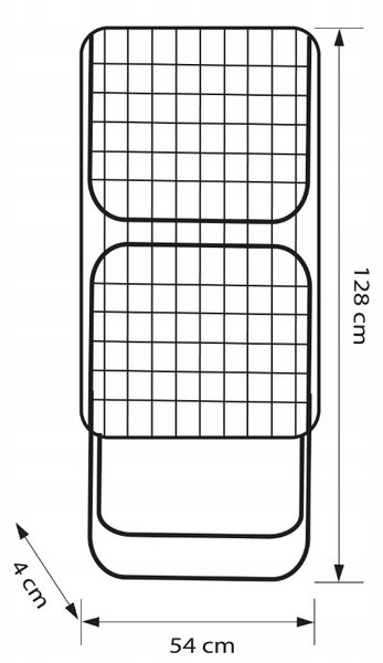 Erga Model 101, sušák na prádlo 177x54x91 cm, bílé, ERG-SEP-10SUSSTMOD101