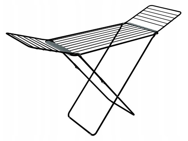 Erga Model 200 Black, rozkládací sušák na prádlo 178x55x106 cm, černá, ERG-SEP-10SUSSTO20BLA