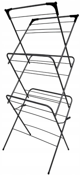 Erga Model 151 Black, sušák prádla 59,5x52,2x130,5 cm, černá, ERG-SEP-10SUSST151BLA