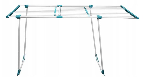Erga Model 306U, stabilní teleskopický sušák na prádlo 202x55x92 cm, bílá-zelená, ERG-SEP-10SUSSTOPROFE