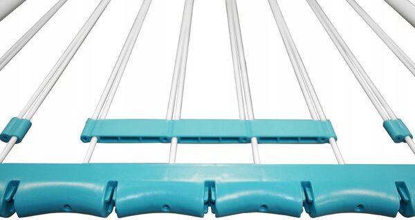 Erga Model 306U, stabilní teleskopický sušák na prádlo 202x55x92 cm, bílá-zelená, ERG-SEP-10SUSSTOPROFE