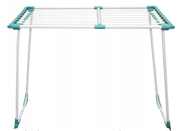 Erga Model 306U, stabilní teleskopický sušák na prádlo 202x55x92 cm, bílá-zelená, ERG-SEP-10SUSSTOPROFE