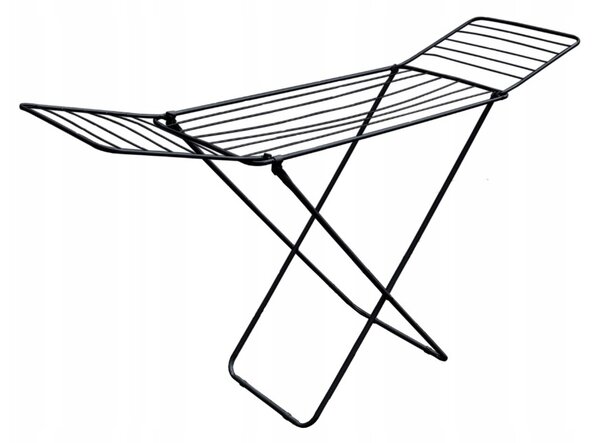 Erga Model TOP Black, sušák na prádlo 166x46x88 cm, černá, ERG-SEP-10SUSSTOBLA16