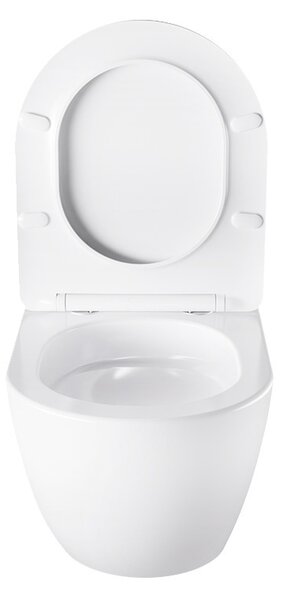 BPS-koupelny Závěsná WC mísa se SoftClose sedátkem HYD-4194, bílá