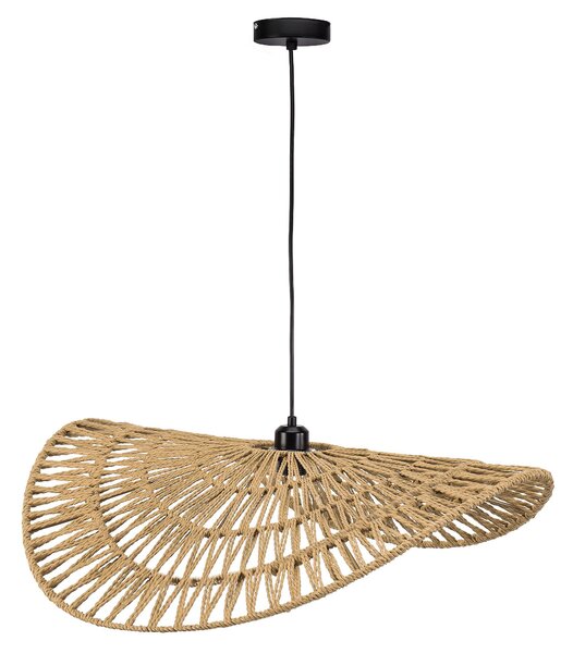 Toolight Toolight, závěsné stropní svítidlo 80cm, 1xE27, APP1740-1C, černá-hnědá, OSW-06063