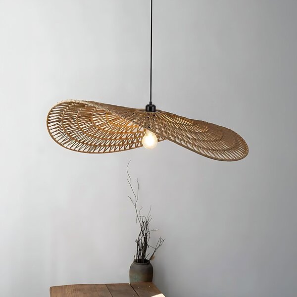 Toolight Toolight, závěsné stropní svítidlo 80cm, 1xE27, APP1740-1C, černá-hnědá, OSW-06063