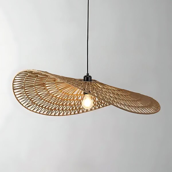 Toolight Toolight, závěsné stropní svítidlo 80cm, 1xE27, APP1740-1C, černá-hnědá, OSW-06063