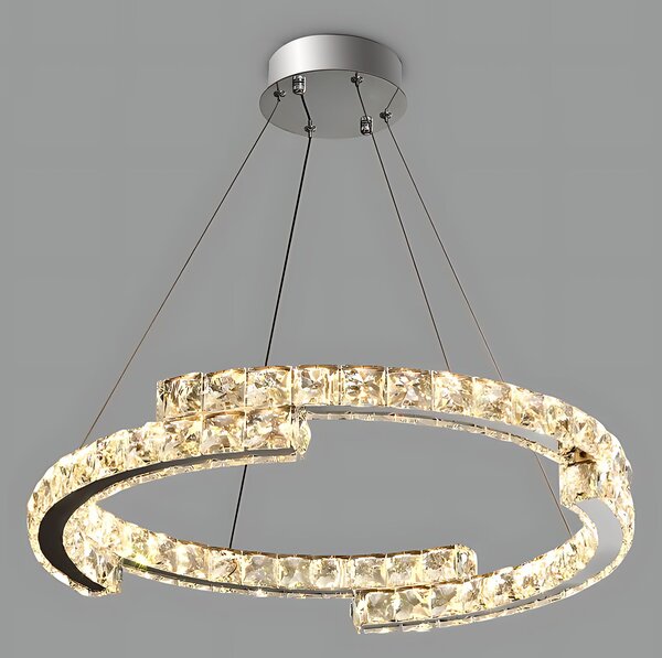 Toolight Toolight, LED stropní osvětlení 60cm, 45W, 4000K, 2500lm, APP1770-CP, chromová, OSW-04348