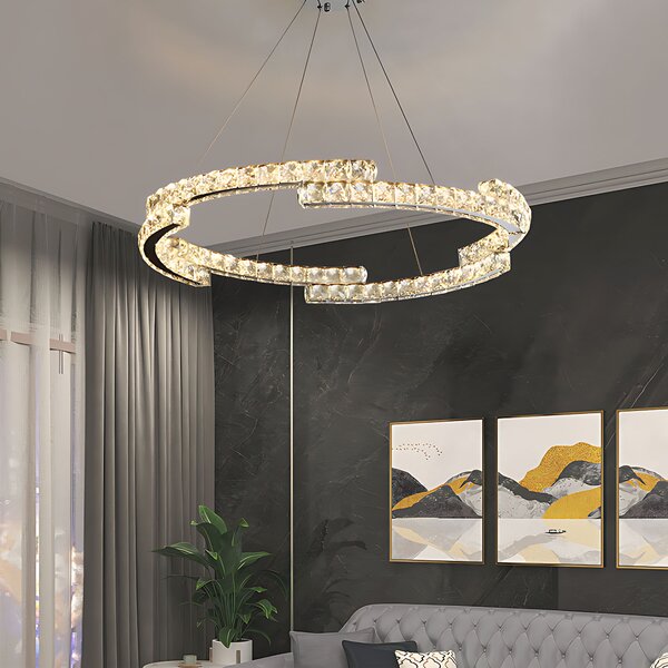 Toolight Toolight, LED stropní osvětlení 60cm, 45W, 4000K, 2500lm, APP1770-CP, chromová, OSW-04348