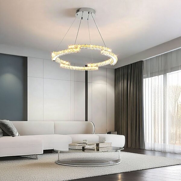 Toolight Toolight, LED stropní osvětlení 60cm, 45W, 4000K, 2500lm, APP1770-CP, chromová, OSW-04348