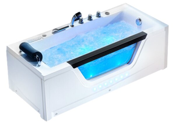 BPS-koupelny Hydromasážní vana HYD-GO938C 162x75 s ohřevem vody