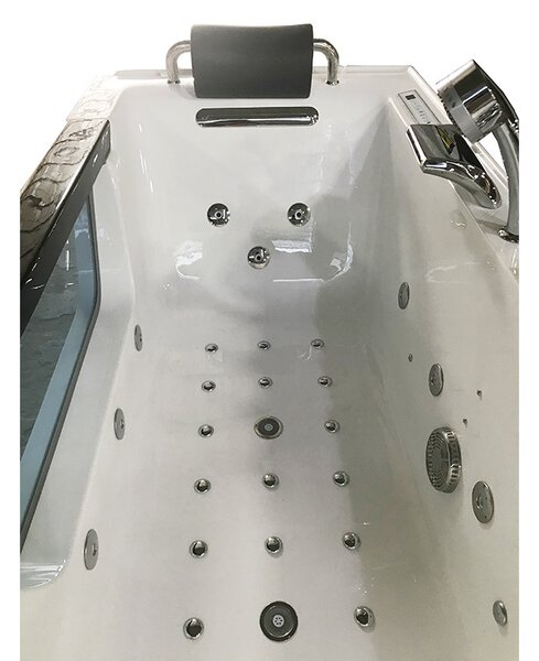 BPS-koupelny Hydromasážní vana HYD-GO938C 162x75 s ohřevem vody