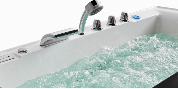 BPS-koupelny Hydromasážní vana HYD-GO938C 162x75 s ohřevem vody