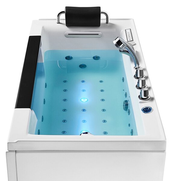 BPS-koupelny Hydromasážní vana HYD-GO938C 162x75 s ohřevem vody